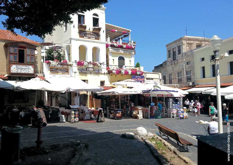 Старый город Родос фото