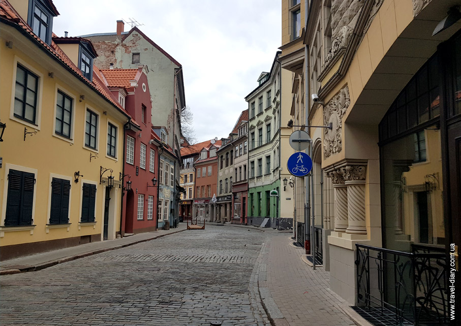 Улица, где снимали Шерлока Холмса в Риге
