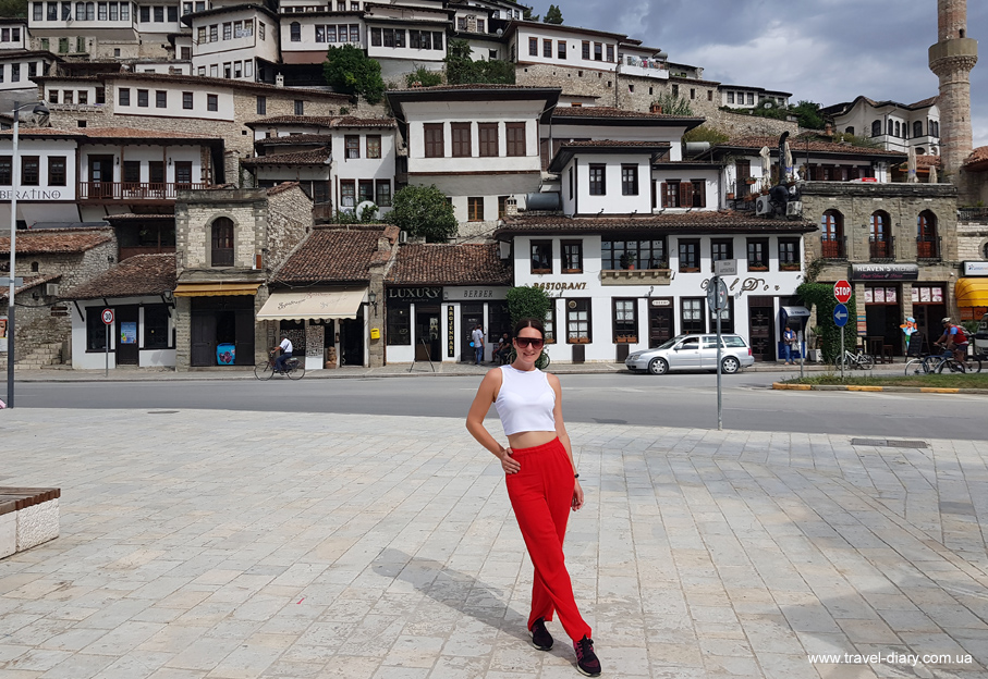 Город Берат, город тысячи окон, албания