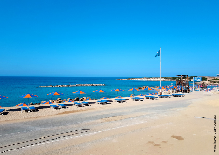 Пляж Кораллия (Corallia beach) Пафос