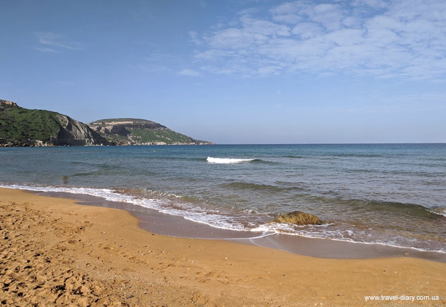 топ песчаных пляжей на Мальте